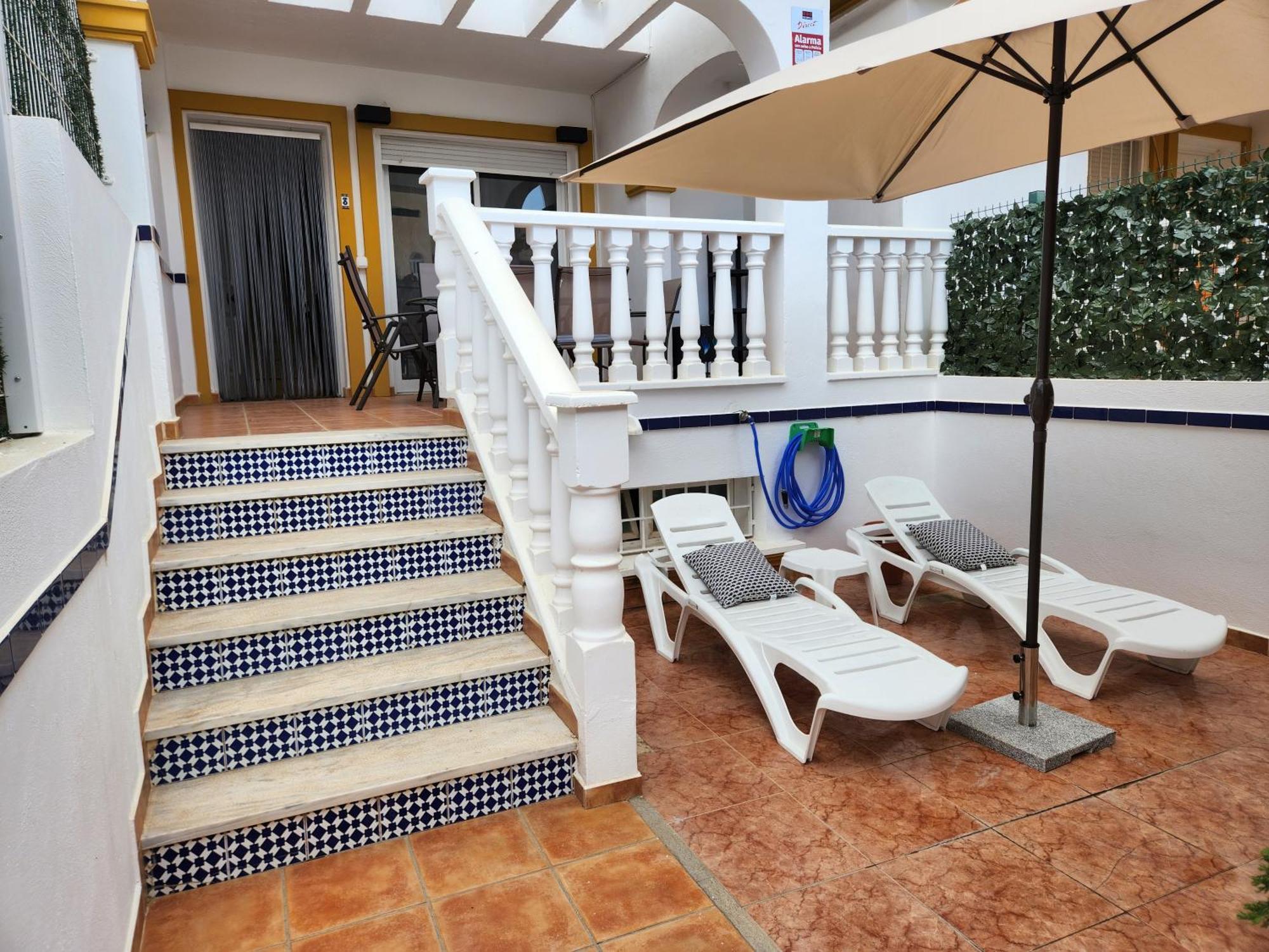 Triplex Adosado De Cuatro Dormitorios De Esencia Maritima A 2 Minutos De La Playa! Vera Bagian luar foto